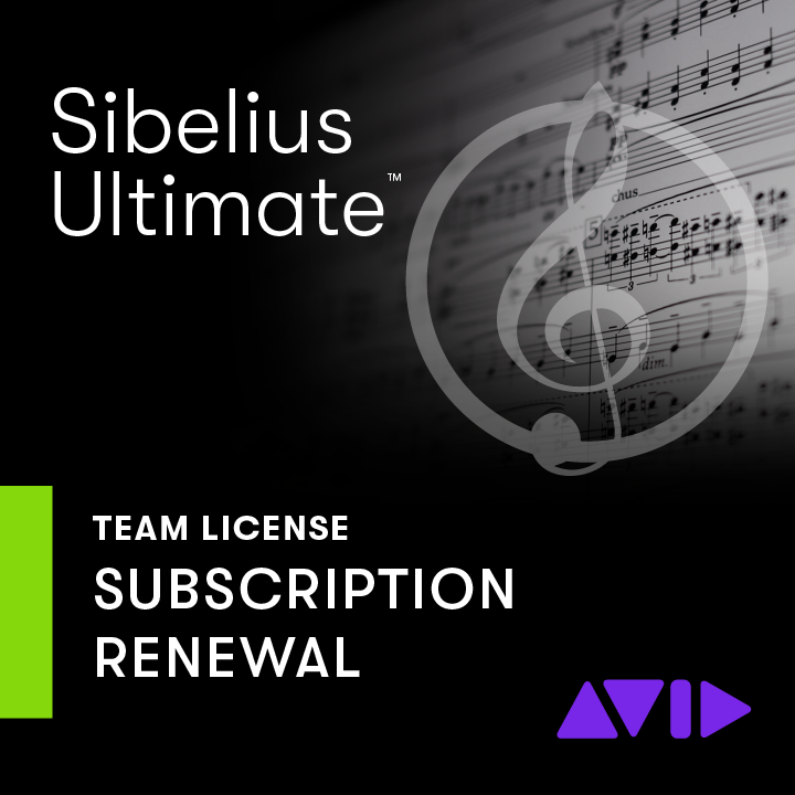Sibelius Ultimate TEAM 1-Year Subscription RENEWAL [1]