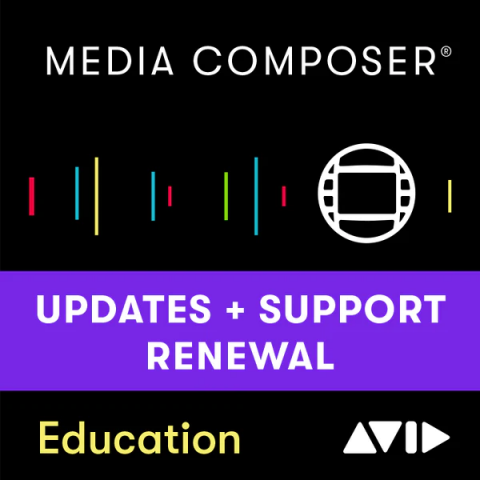 Avid Media Composer - Media Composer EDU 1Y Updates Support RENEWAL