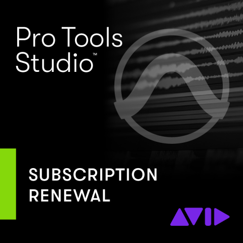 Avid ProTools - Pro Tools Studio Annual Paid Annual Subscription RENEWAL