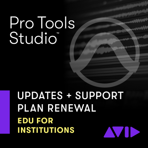 Avid ProTools - Pro Tools Studio Perp Ann Upd+Sup EDU Institute RENEWAL