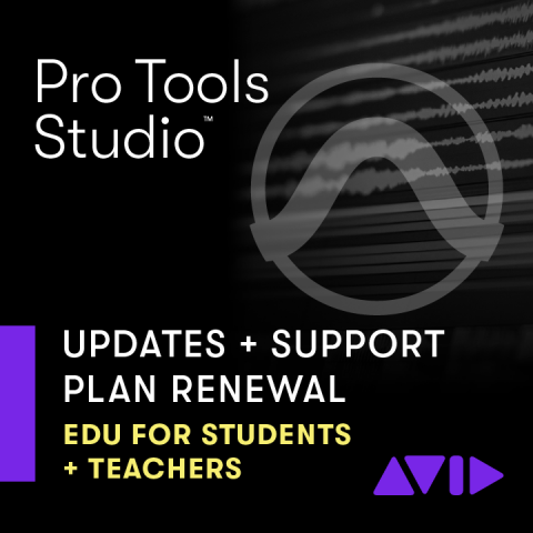 Avid ProTools - Pro Tools Studio Perp Ann Upd+Sup EDU Stud Teach RENEWAL