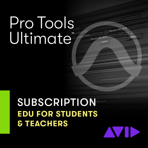 Avid ProTools - Pro Tools Ultimate Annual Paid Annual Subscription EDU NEW