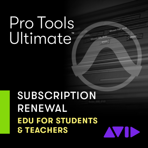 Avid ProTools - Pro Tools Ultimate Annual Paid Annual Subscr EDU RENEWAL