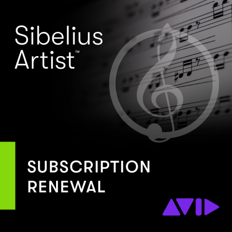 Avid Sibelius - Sibelius Artist 1Y Subscription RENEW
