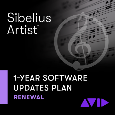 Avid Sibelius - Sibelius Artist 1Y Updates+Support RENEWAL