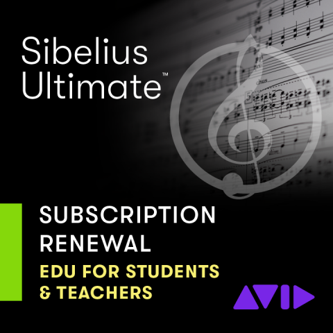 Avid Sibelius - Sibelius Ultimate 1Y Subscription EDU RENEW