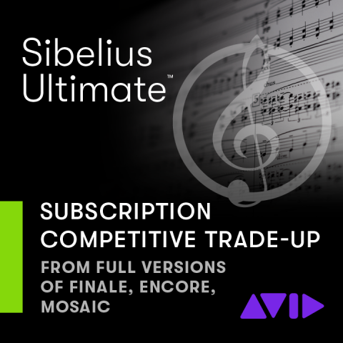 Avid Sibelius - Sibelius Ultimate 1Y Subscription TRADE-UP