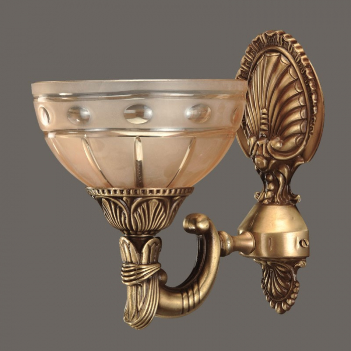 Aplica Versace cu 1 Brat, Desing Clasic, Finisaj Bronz Antic - Bussy Lighting 3033-52-19 [1]