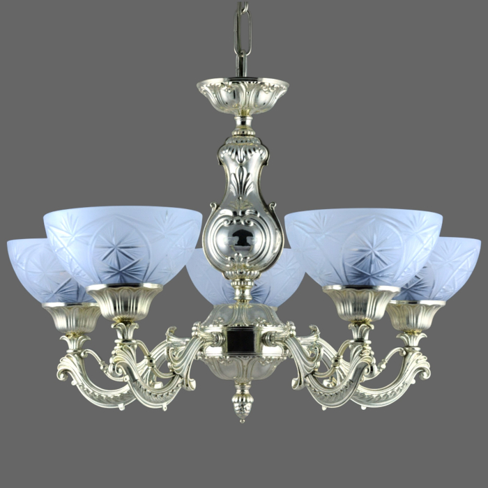 Lustra Toledo cu 5 Brate, Desing Clasic, Finisaj French Gold, - Bussy Lighting 7225-78-05 [4]