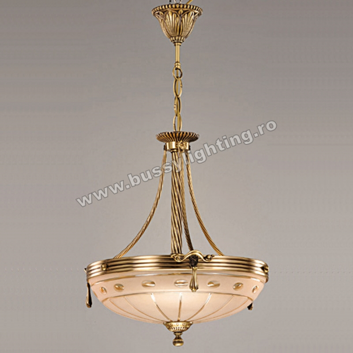 Suspensie Versace cu Diam 43 cm, Desing Clasic, Finisaj Bronz Antic - Bussy Lighting 3033-52-02 [1]