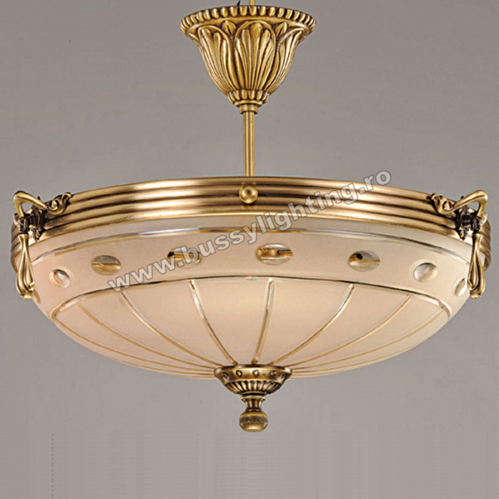 Lustra Versace cu Diam 43 cm, Desing Clasic, Finisaj Bronz Antic  - Bussy Lighting 3033-52-43 [1]