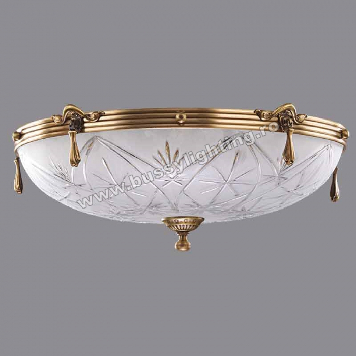 Plafoniera Elegante cu Diam 53 cm, Desing Clasic, Finisaj Bronz Antic - Bussy Lighting 3038-52-46 [1]