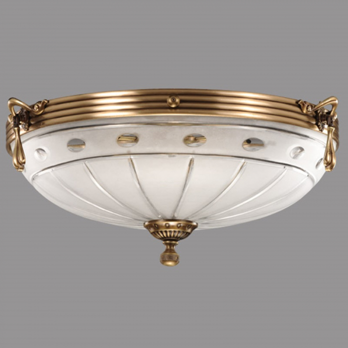 Plafoniera Ambiente cu Diam 33 cm, Desing Clasic, Finisaj Bronz Antic - Bussy Lighting 3039-52-44 [1]