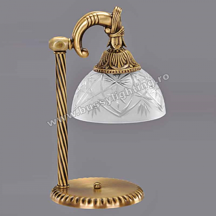 Veioza Elegante cu 1 Brat, Desing Clasic, Finisaj Bronz Antic - Bussy Lighting 3038-52-17 [1]