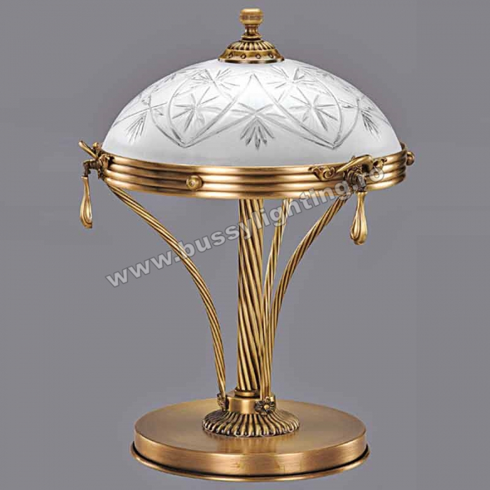 Veioza Elegante cu Diam 33 cm, Desing Clasic, Finisaj Bronz Antic - Bussy Lighting 3038-52-37 [1]