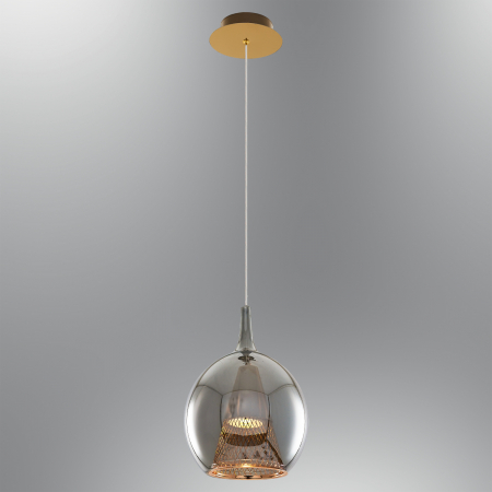 Modern Vintage - Lustra 2835-1A cu Diam 15cm GU10, Desing modern vintage, Abajur din sticla