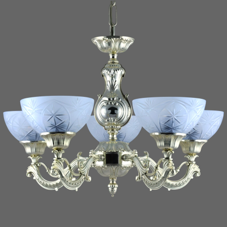 Lustra Toledo cu 5 Brate, Desing Clasic, Finisaj French Gold, - Bussy Lighting 7225-78-05 [3]