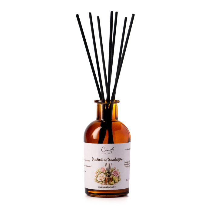 Parfum de cameră cu bețișoare Grădina de Trandafiri 100 ml Candle Corner [2]