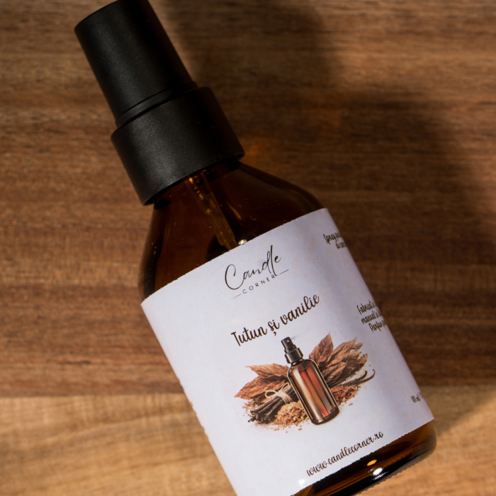 Spray parfumant de cameră Tutun și Vanilie 100 ml Candle Corner [3]
