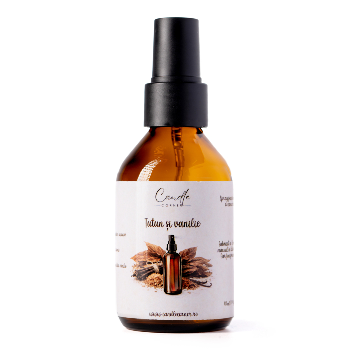 Spray parfumant de cameră Tutun și Vanilie 100 ml Candle Corner [4]