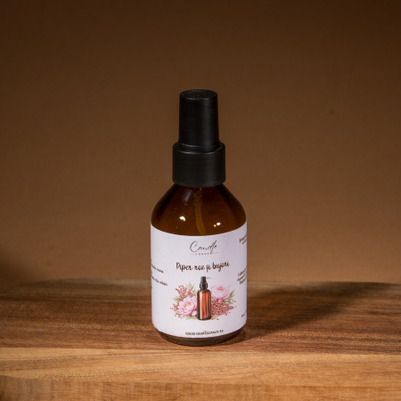 Spray parfumant de cameră - Spray parfumant de cameră Piper Roz și Bujori 100 ml Candle Corner