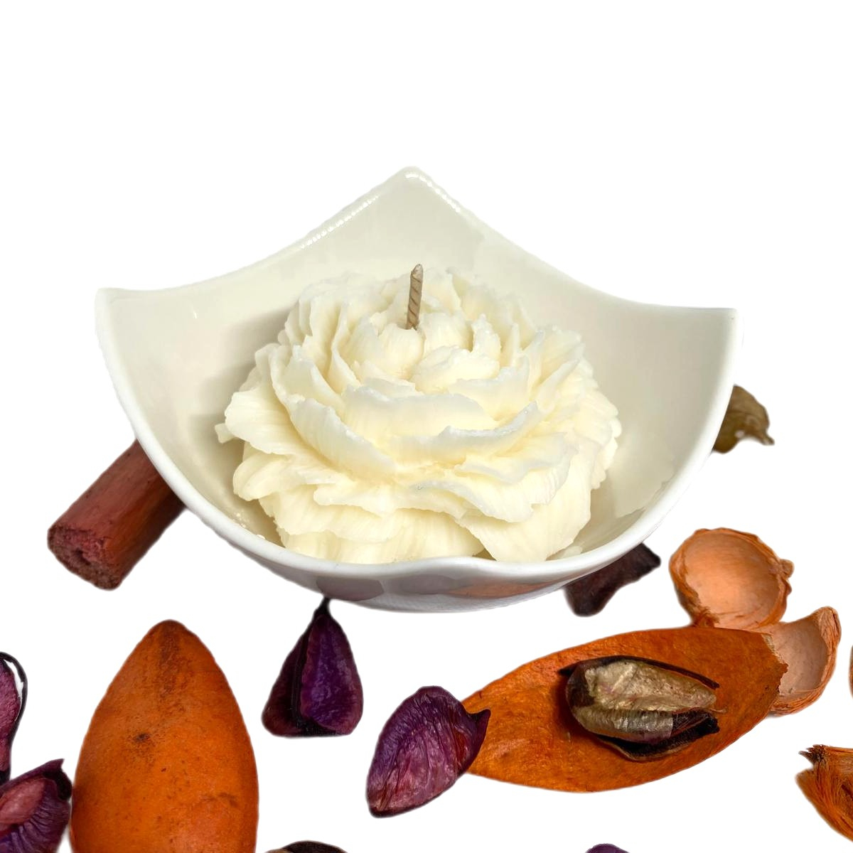 Lumanare decorativa parfumata Peony & Blush Suede [3]