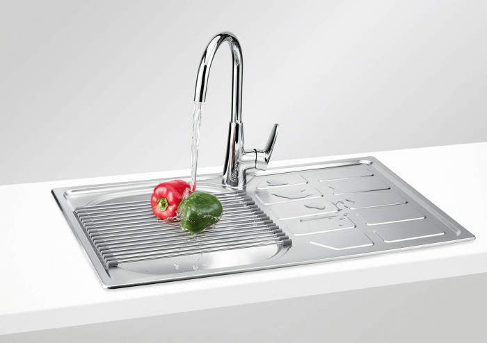 Chiuvetă din inox, 1-cuvă cu picurător [5]