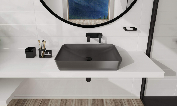 Lavoar ceramic, blat - 60x40 cm [4]