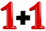1+1