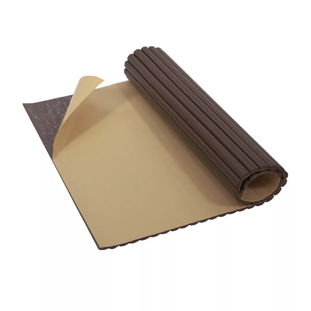 Banda dublu-adeziva, din adeziv acrilic, pentru panouri decorative pereti, 90cm, transparenta [2]