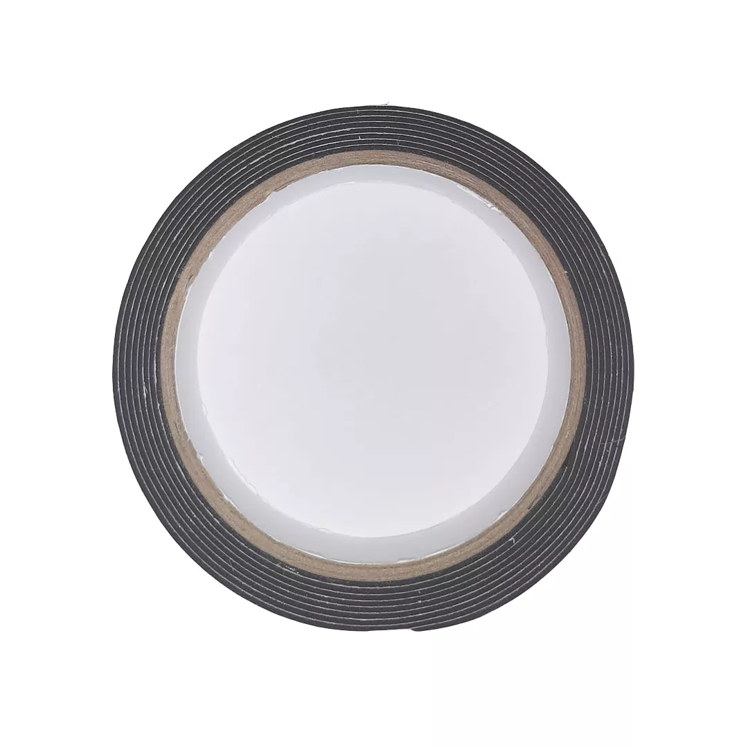 Banda dublu adeziva, din adeziv acrilic, pentru uz exterior, 2m, neagra [4]
