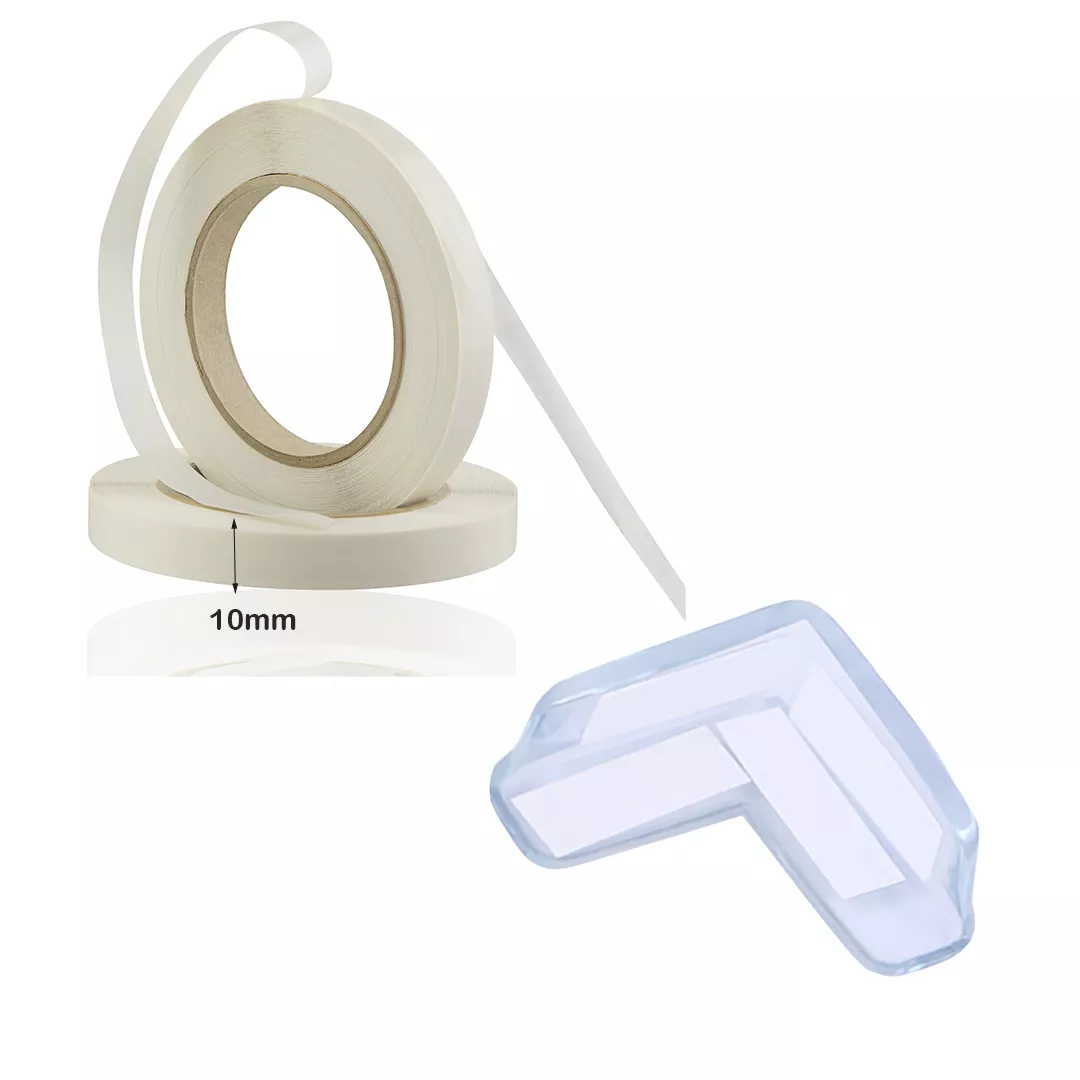 Banda dublu adeziva, din adeziv acrilic, pentru uz interior, 10mm*5m, transparenta [4]