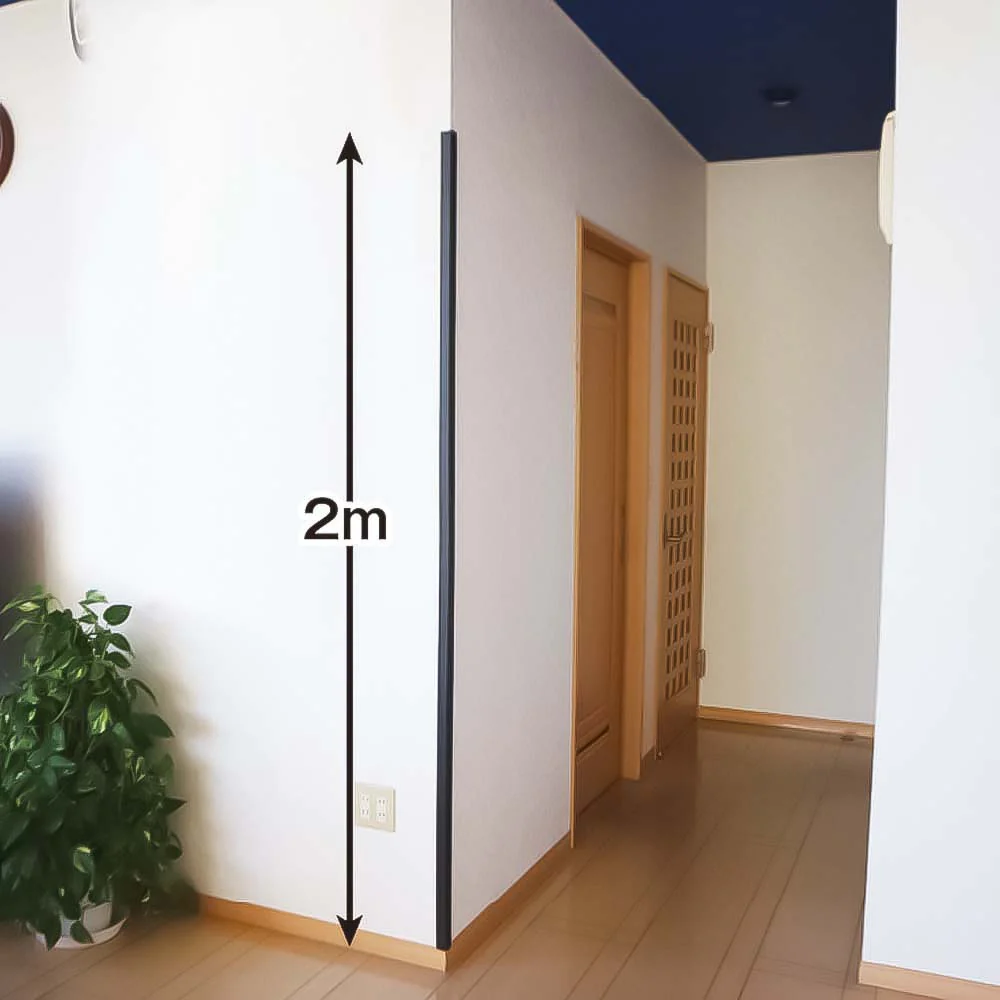 Banda protectie mobilier, din spuma de cauciuc, negru, 2m [3]