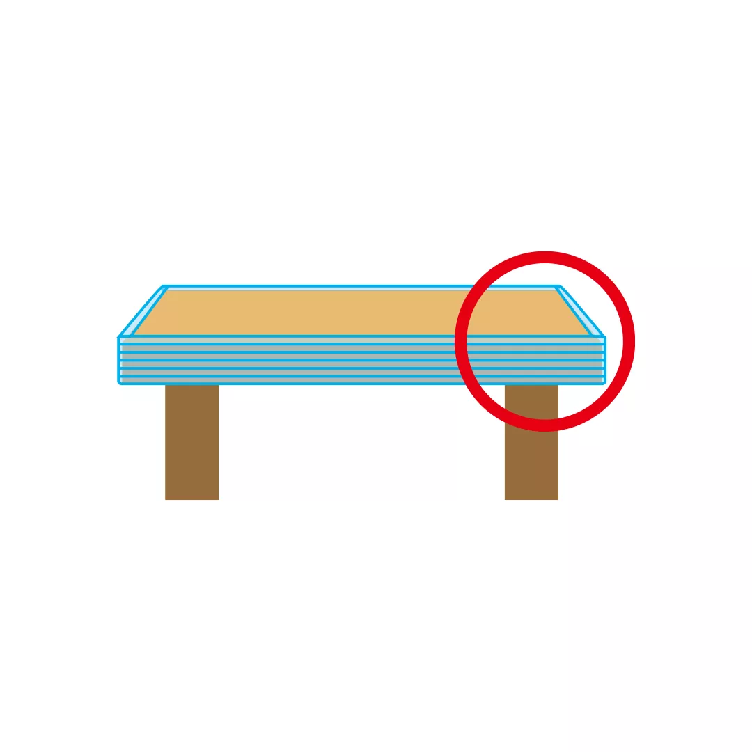 Bandă protecție mobilier, tubulara, transparenta, 1.2m [7]