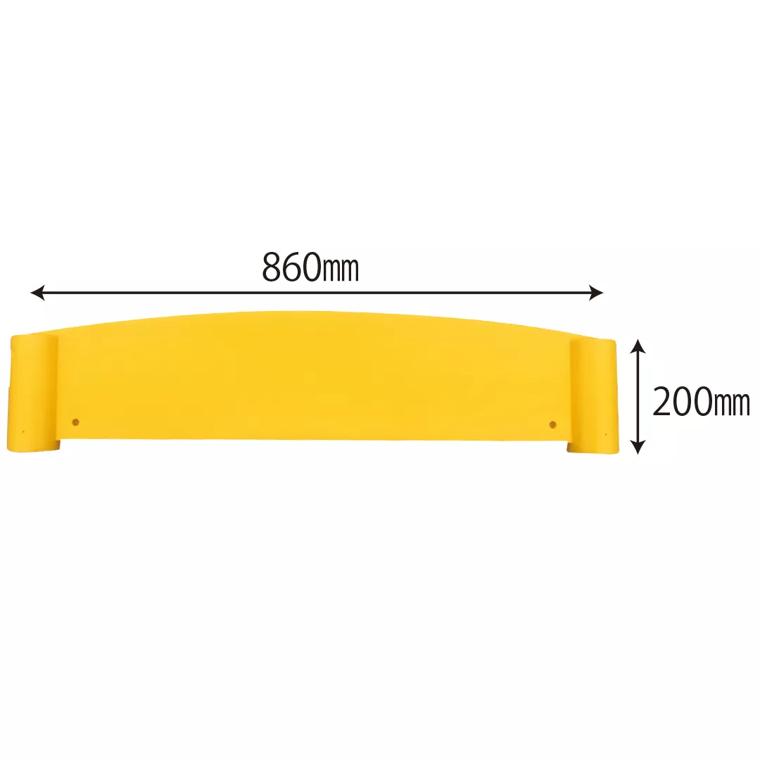 Bariera pentru stalpi de delimitare, din plastic, 860mm [2]