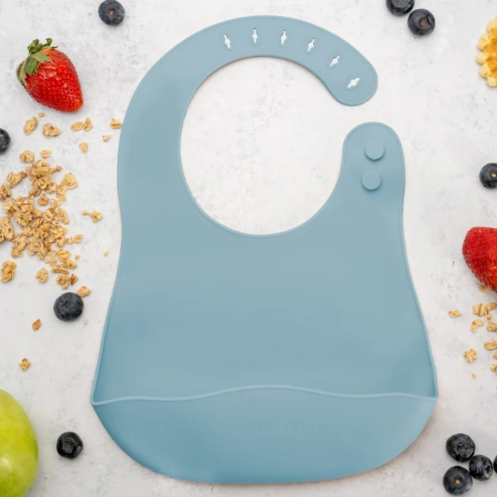 Baveta din silicon, AppeKids - Albastru [3]