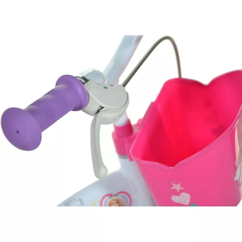 Bicicleta copii 3-5 ani, cu roti ajutatoare, pentru fetite, Dino Bikes [7]