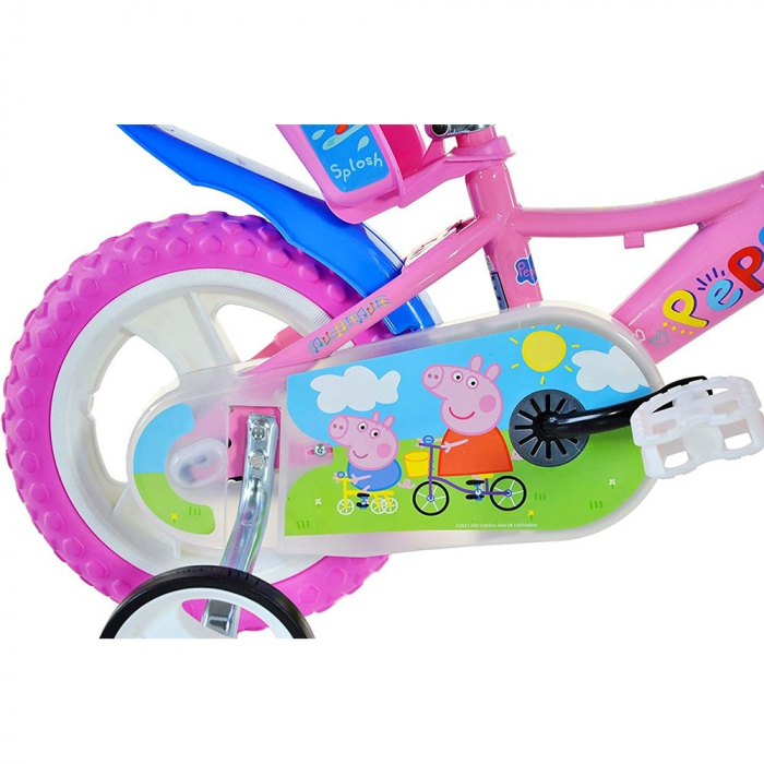 Bicicleta copii 3-5 ani , Dino Bikes 12" Peppa Pig [2]