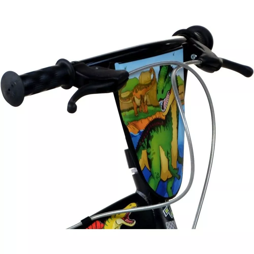 Bicicleta copii 4-7 ani, cu roti ajutatoare, pentru baieti, Dino Bikes [5]
