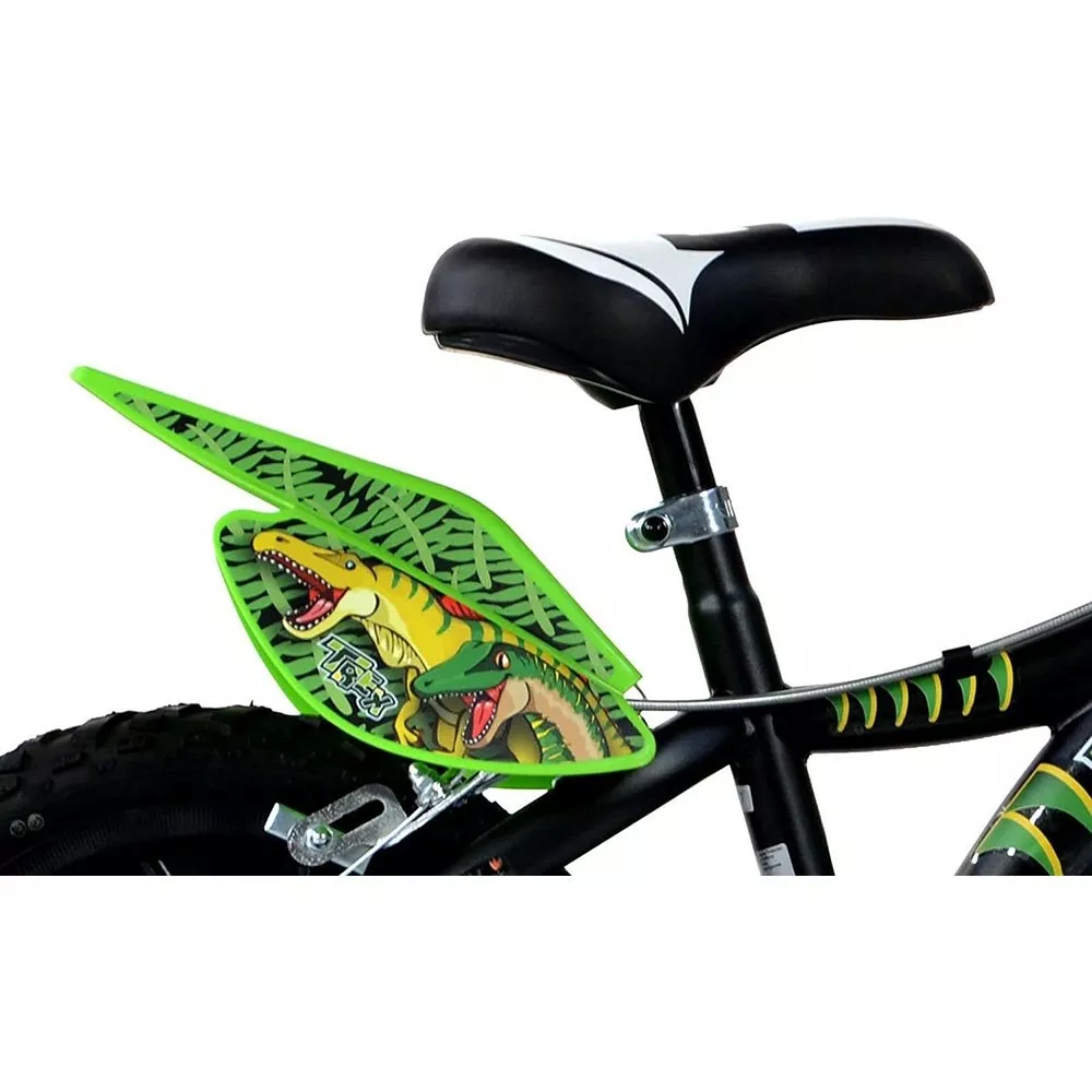 Bicicleta copii 4-7 ani, cu roti ajutatoare, pentru baieti, Dino Bikes [3]