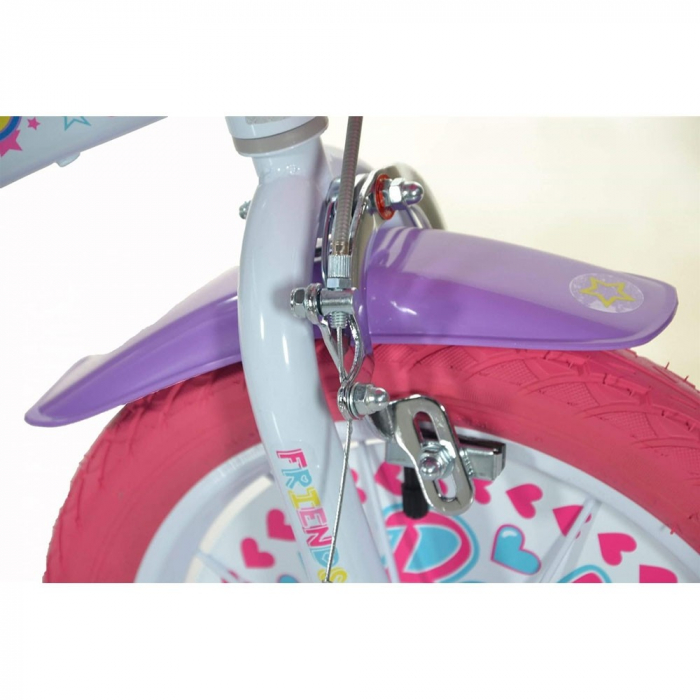 Bicicleta copii 4-7 ani,  Dino Bikes 14" Barbie [6]