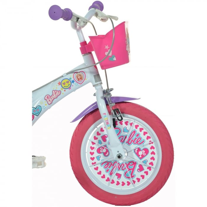 Bicicleta copii 4-7 ani,  Dino Bikes 14" Barbie [7]