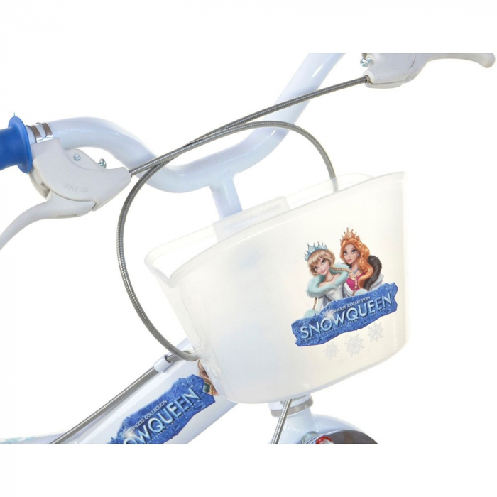 Bicicleta copii 4-7 ani, Dino Bikes 14", Snow Queen [4]