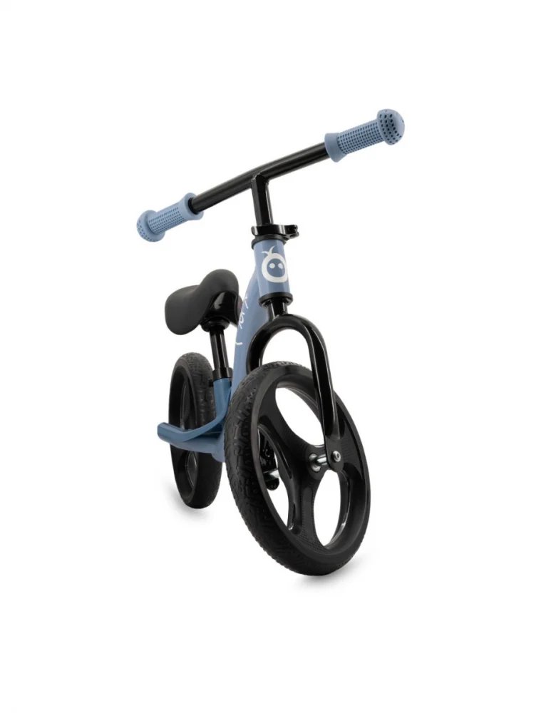 Bicicleta fara pedale cu roti led, pentru copii, 2 ani+, Momi Isoka - Albastra [3]