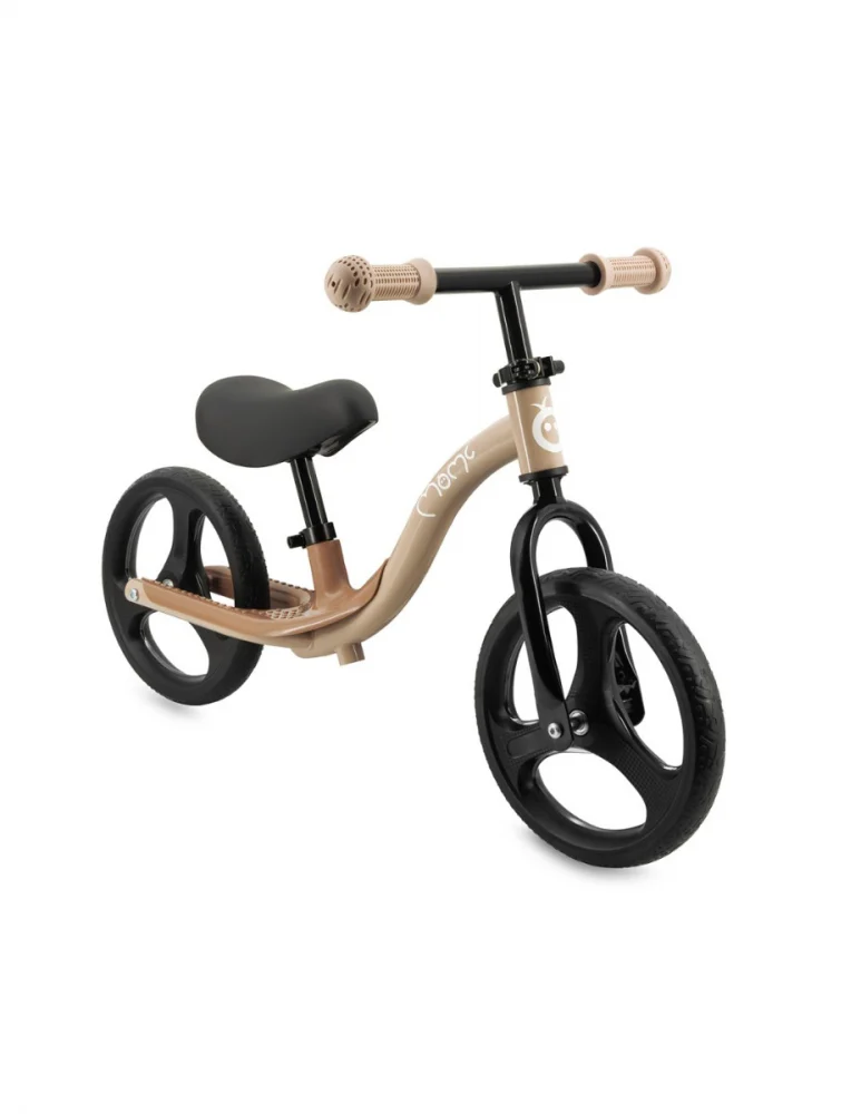 Bicicleta fara pedale cu roti led, pentru copii, 2 ani+, Momi Isoka - Bej [2]