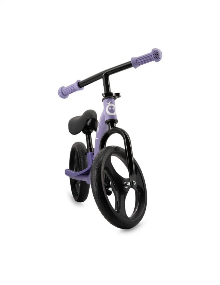Bicicleta fara pedale cu roti led, pentru copii, 2 ani+, Momi Isoka - Mov [3]
