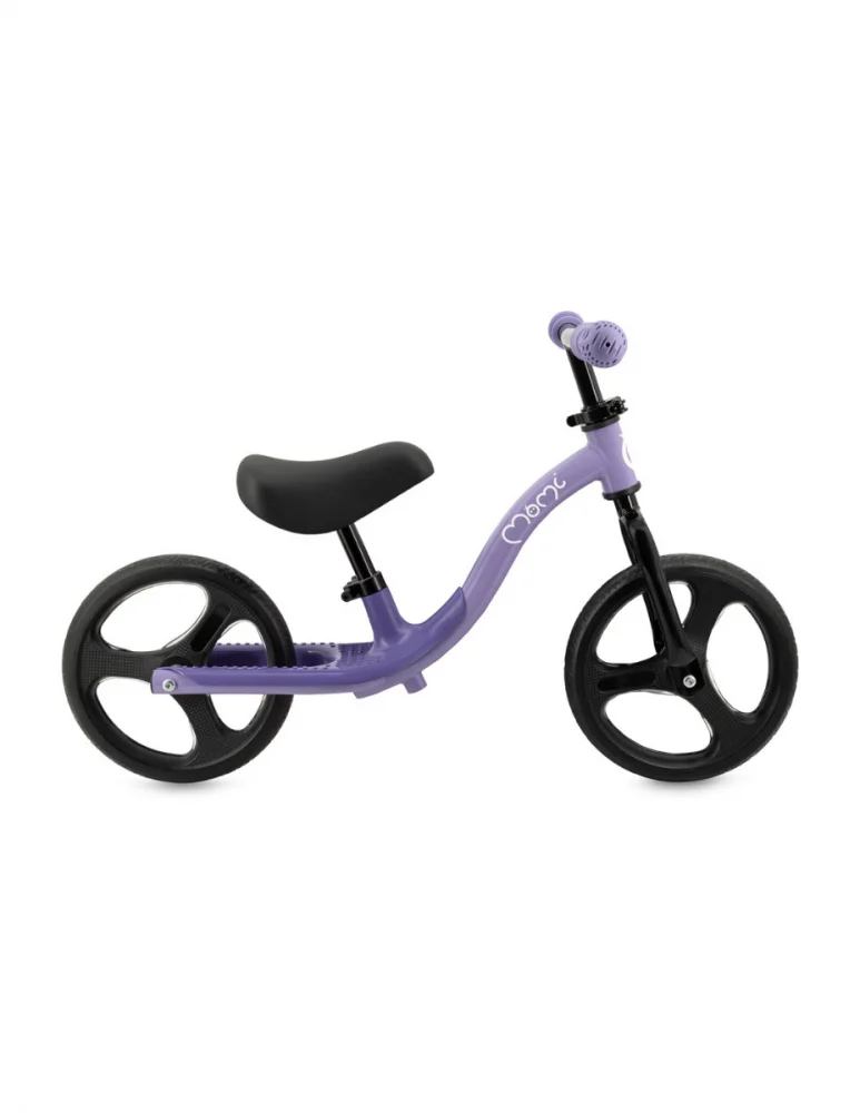 Bicicleta fara pedale cu roti led, pentru copii, 2 ani+, Momi Isoka - Mov [2]