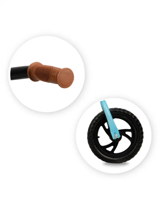 Bicicleta fara pedale, pentru copii, 3 ani+,  Momi Breki - Albastra [5]