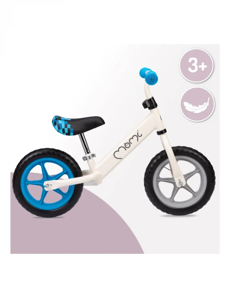 Bicicleta fara pedale, pentru copii, 3 ani +, Momi Fleet - Crem [4]