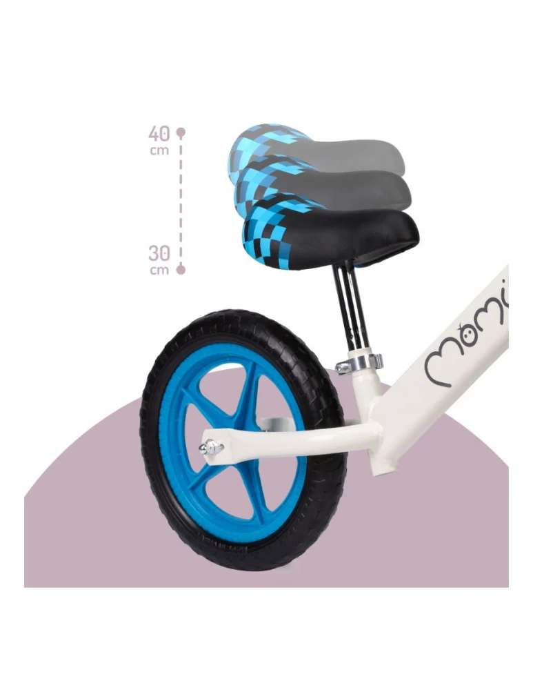 Bicicleta fara pedale, pentru copii, 3 ani +, Momi Fleet - Crem [5]